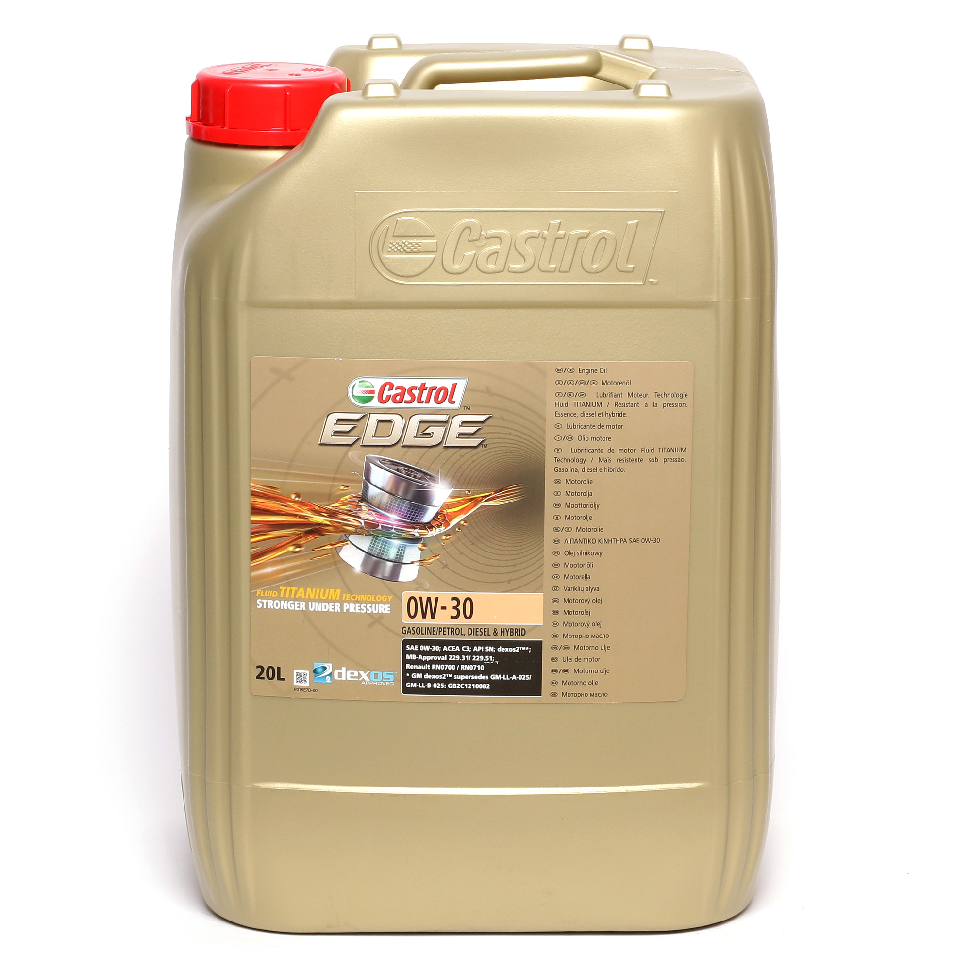 Castrol Edge 0W-30 Motoröl 20l Kanister (ex. FST)
